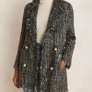 Sans Souci Multicolor Tweed Blazer